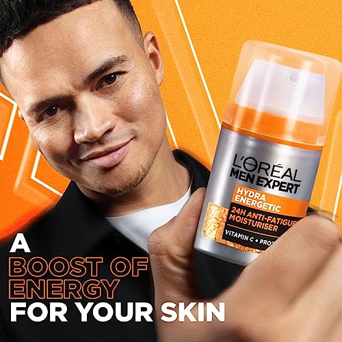 - L'Oreal Men Expert Anti-Fatigue Moisturiser | Hydra Energetic Men's Moisturiser -