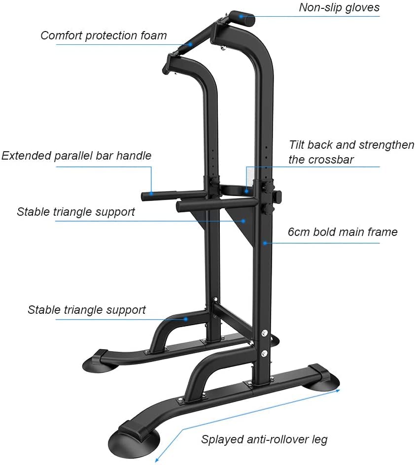 - SogesHome Pull Up Bar | Power Tower | Dip Station | Adjustable Height -