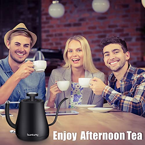 - Electric Gooseneck Kettle | 0.8 Litre 100% Stainless Steel Pour Over Kettle | Coffee Brew Kettle -