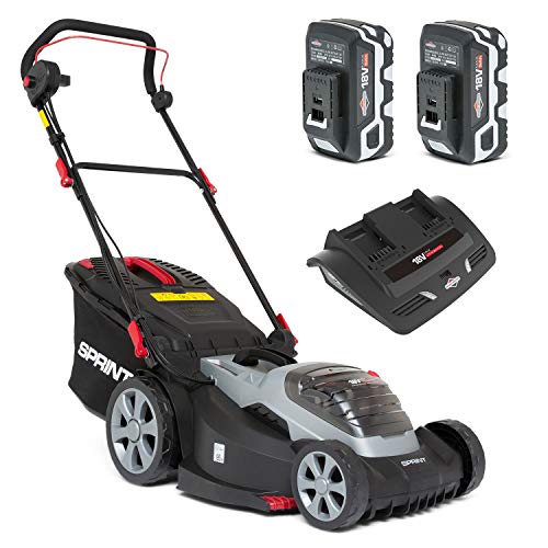 - Sprint 2x18V (36V) Lithium-Ion 44cm Cordless Lawn Mower|  440P18V -