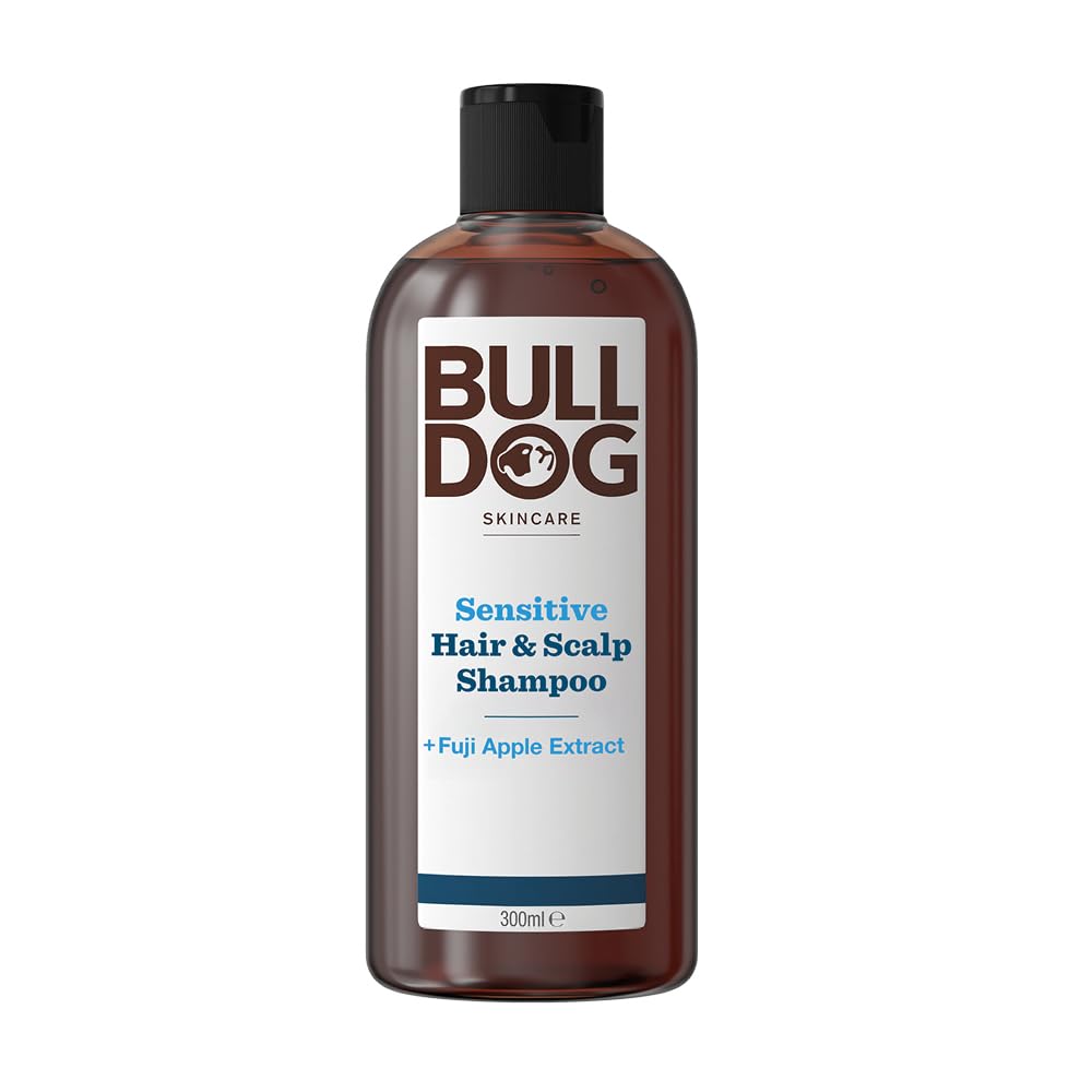 BULLDOG SKINCARE - Sensitive Shampoo For Men Cleanses & Soothes Scalp 300 ml