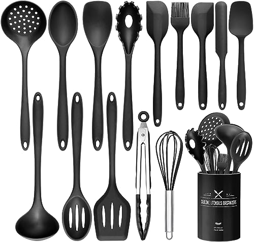 - Wildone Silicone Kitchen Cooking Utensils Set, 15PCS
