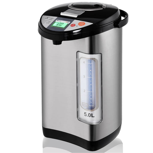 - GiantexUK 5L Hot Water Dispenser | Stainless Steel Catering Urn With 24H Timer -