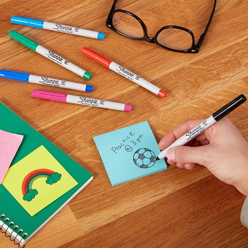 - Sharpie Permanent Markers | Ultra Fine Point for Precise Marks | Black Ink | 2 Marker Pens -
