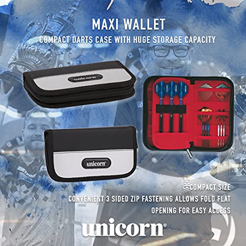 - Unicorn Darts Wallet Case | Maxi | Holds 1 Fully Loaded Set of Darts | -