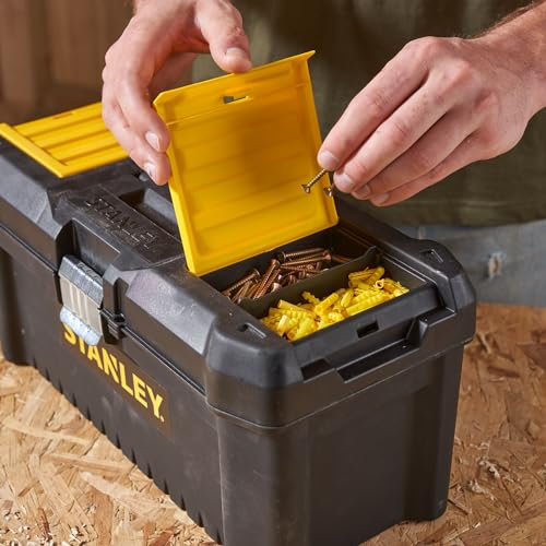- Stanley STST1-75518 | Essential 16 Toolbox | Metal latches -