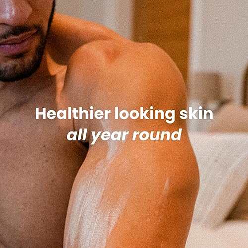 - ManCave Healthy Looking Skin Gradual Tan Body Lotion | 200ml for Men -