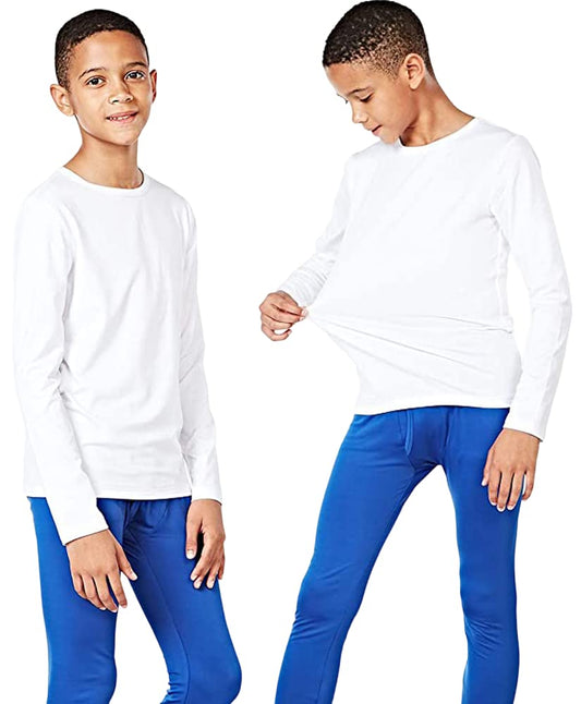 - orbiz 2X Unisex Children Kids Thermal Long Sleeve Shirt -