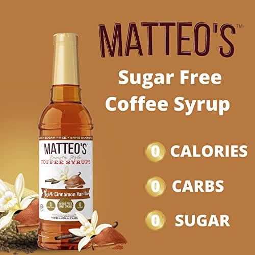 - Matteo's Sugar Free Coffee Flavoring Syrup | Cookie Dough -