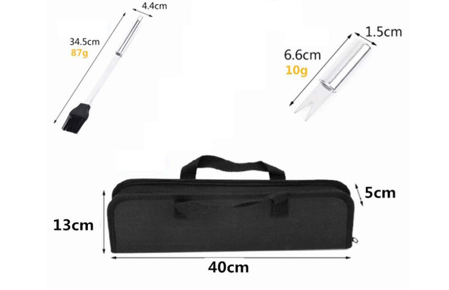 Coocnh 20pc Heavy Duty BBQ Grill Tool Set in Case - The Very Best Grill Gift on Birthday Wedding - Professional BBQ Accessories Set for Outdoor Cooking Camping Grilling Smoking