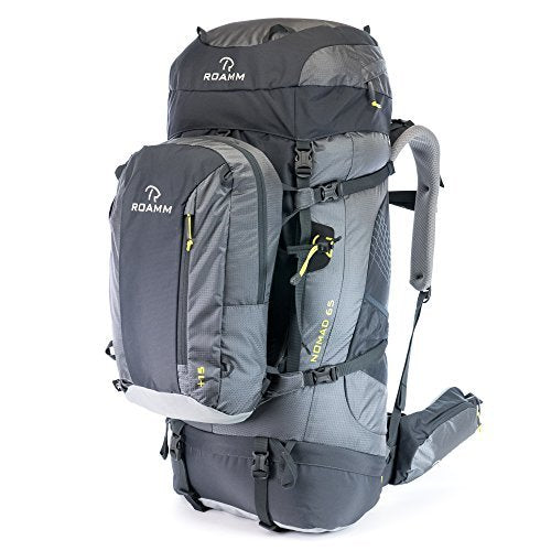 - Roamm Nomad 65 +15 Backpack | 80L Liter Internal Frame Pack | Detachable Daypack -