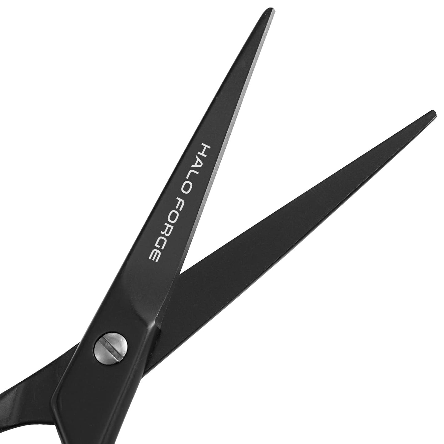 - HALO FORGE Beard & Mustache Scissors | Small Straight Stainless Steel Precision Trimming Blade -