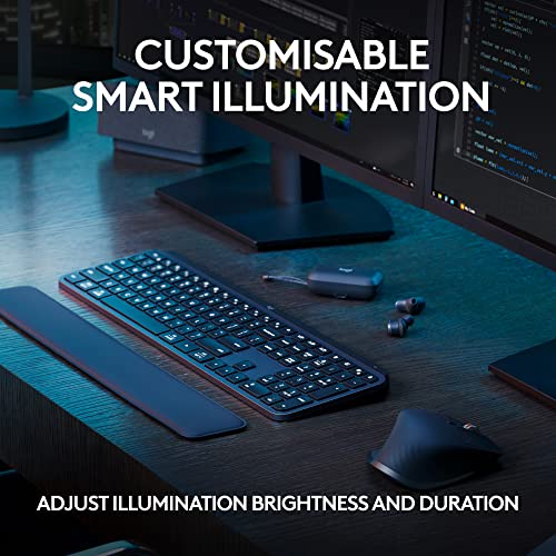 - Logitech MX Keys S Wireless Keyboard | Low Profile | Fluid Quiet Typing | Programmable -
