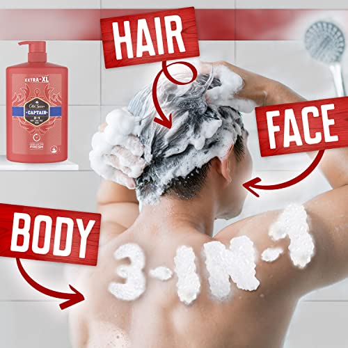 - Old Spice Captain Shower | 1000ml | 3-in-1 -
