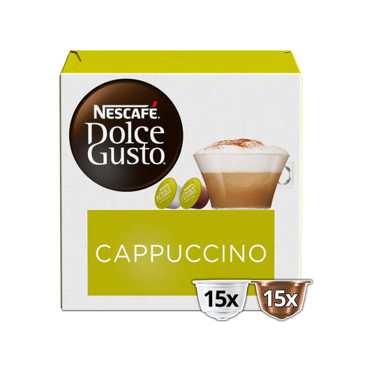 - NESCAFE Dolce Gusto Cappuccino Coffee Pods - Total of 45 Cappuccino Coffee Capsules -