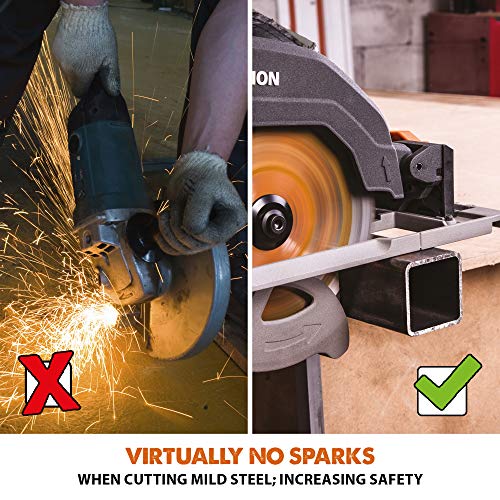 - Evolution Power Tools R185CCS Circular Saw | TCT Multi-Material Blade -