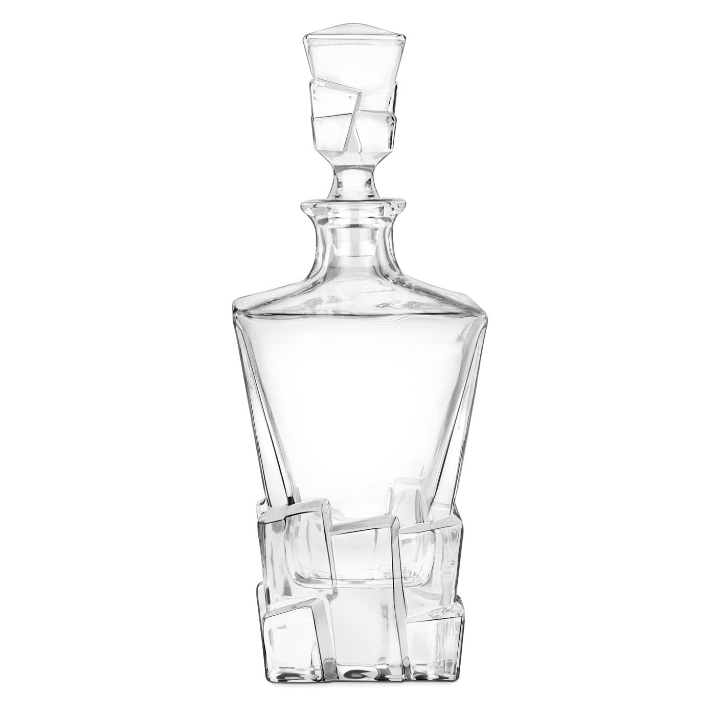- Maverton Personalised Whiskey Decanter | 2 Glasses - Elegant Whiskey Set -