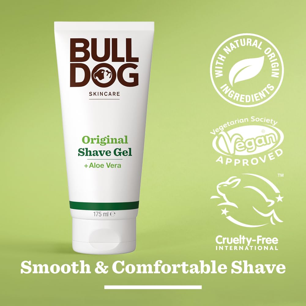 Bulldog Mens Skincare and Grooming Bulldog Original Shave Gel, 175 ml