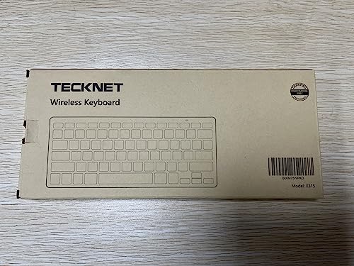 - TECKNET 2.4G Wireless Keyboard |Windows/Chrome OS | UK Layout Compact -