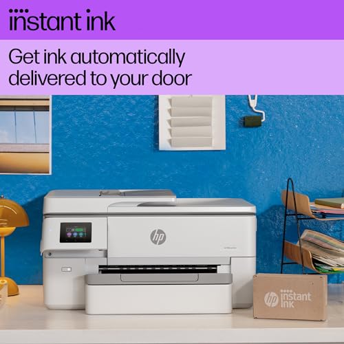 - HP OfficeJet Pro 9720e Wide Format All-in-One Printer | Colour | Printer for Small Office | Wireless | Print, Scan, ADF | Up To A3 | 3 Months Instant Ink Included | Easy Setup | Up To 3 Years Warranty -