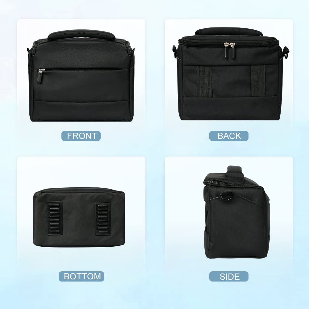 ATHEM SLR Camera Bag, Large Capacity Waterproof Shockproof Single Camera Shoulder Bag, Camera Case Bag, Camera Bags for DSLR and Lenses, with Waterproof Cover