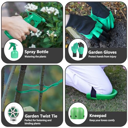 - Fixmend Garden Tools | 11 Pieces Gardening Tools | Stainless Steel Garden Tools Set -