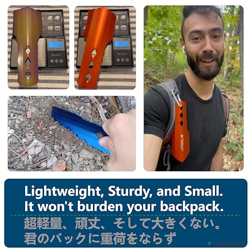 - NACETURE Ultralight Backpacking Trowel | Aluminum Shovel -