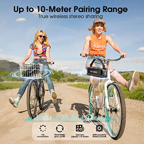 - W-KING Bluetooth Speaker, 30W Portable Wireless Loud Speakers