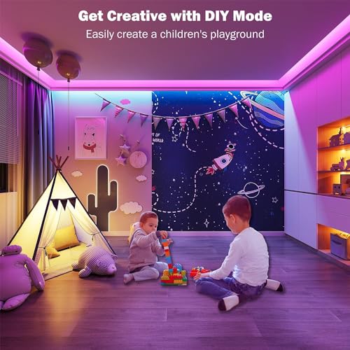 - Keepsmile Led Strip Lights | 30M(2 Rolls of 15M) | Bluetooth Smart App Control -