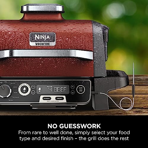 - Ninja Woodfire Electric Outdoor BBQ Grill | Smoker and Air Fryer with Pellets and Digital Probe -