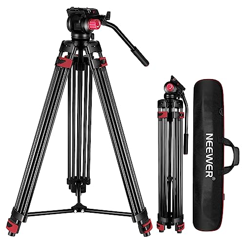 - NEEWER 79"/200cm Video Tripod | Heavy Duty Aluminum Alloy Camera Tripod Stand -