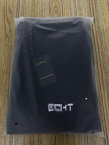 - Larrok Mens Jogger Trousers | Zip Running Pants | Casual Gym Fitness Bottoms -