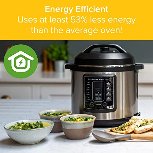 - Drew&Cole Pressure King Pro 14-in-1 Digital Electric Pressure Cooker | 5.7L Capacity | Improved Design | Enhanced Non-Stick Coating | Oven & Dishwasher Safe -