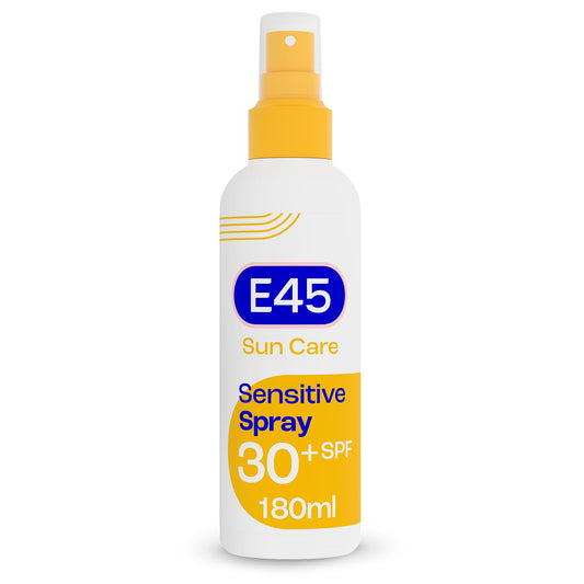 - E45 Sun Body Cream Spray for Sensitive Skin | Hydrating Sun Spray |  Sensitive Skin and Eczema Prone Skin -