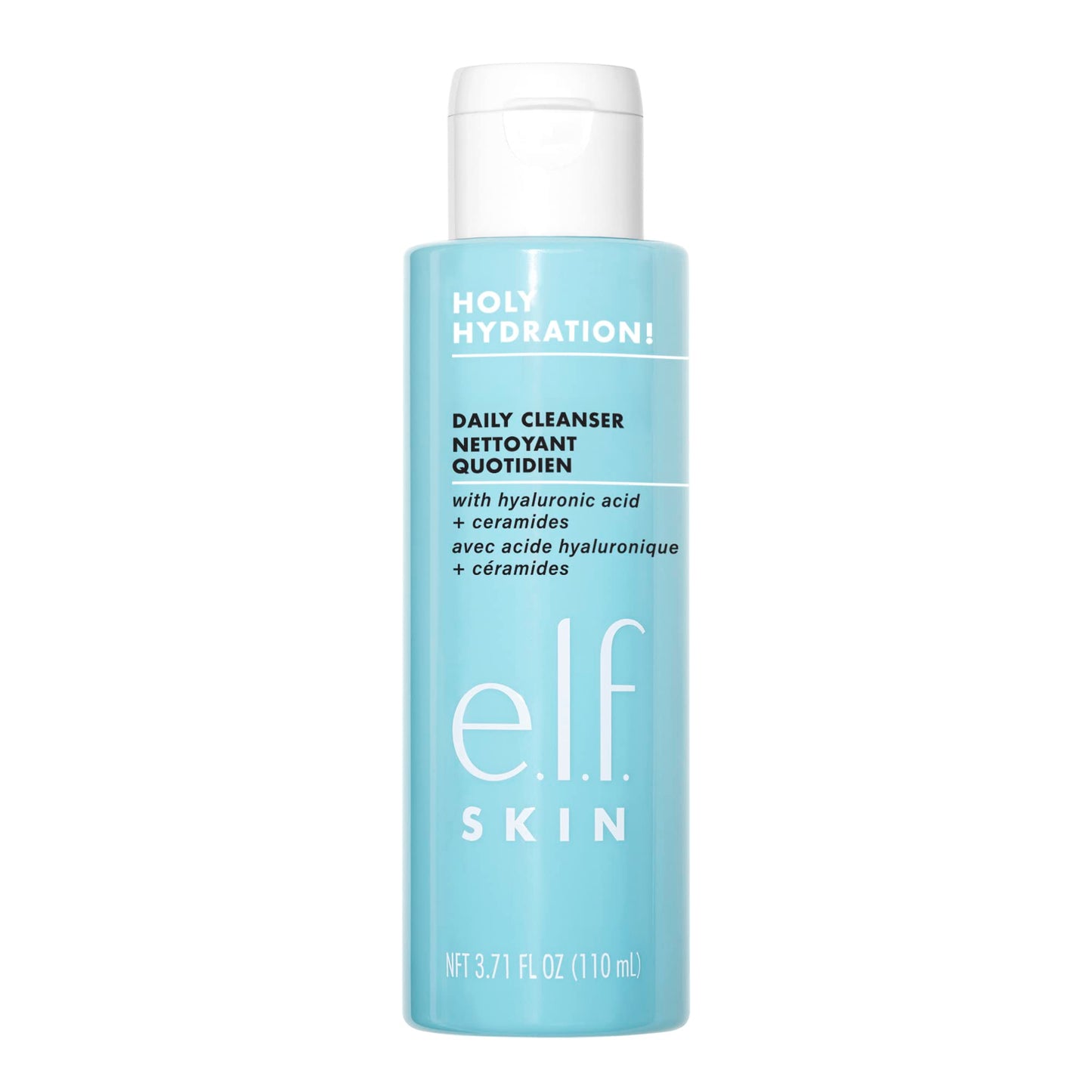 - e.l.f. SKIN Holy Hydration! Daily Cleanser | Infused with Ceramides | Removes Dirt, Makeup & Impurities -