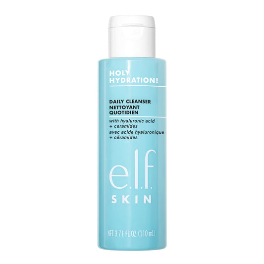 - e.l.f. SKIN Holy Hydration! Daily Cleanser | Infused with Ceramides | Removes Dirt, Makeup & Impurities -