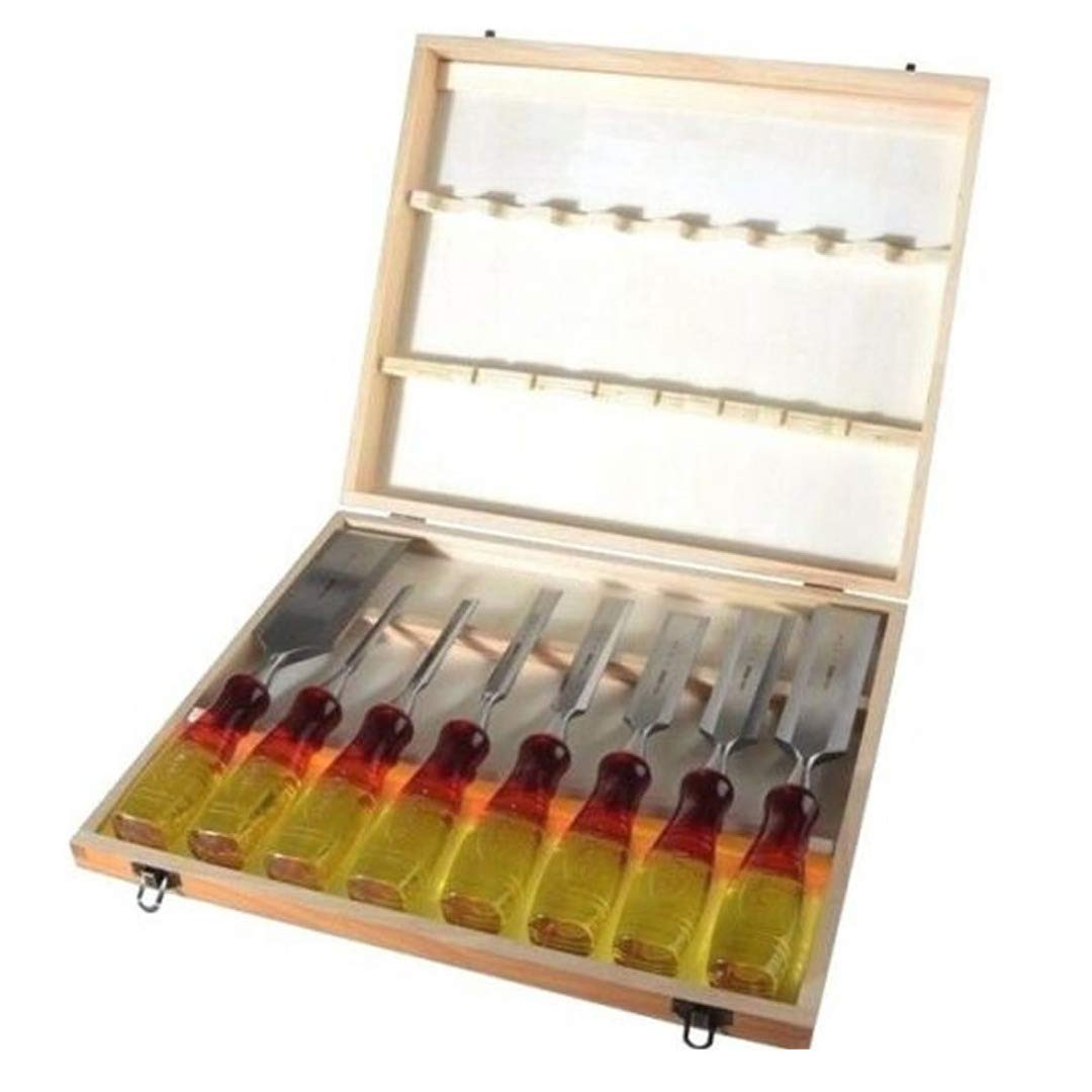 - XMS Irwin XMS18S373S8 Marples Limited Edition Splitproof Chisel Set 8 Piece, Wood