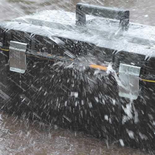 - STANLEY FATMAX | Waterproof Toolbox Storage | Heavy Duty Metal Latch | Portable Tote Tray -