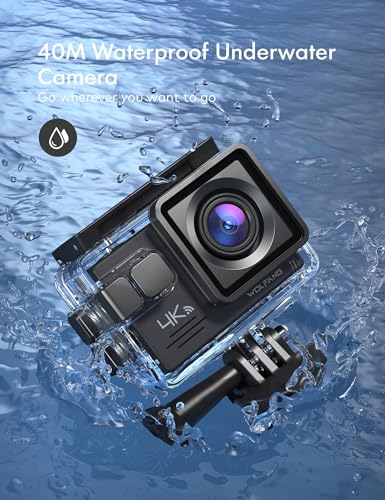 - WOLFANG Action Camera GA100 with 32GB microSDXC Memory Card 4K 30FPS