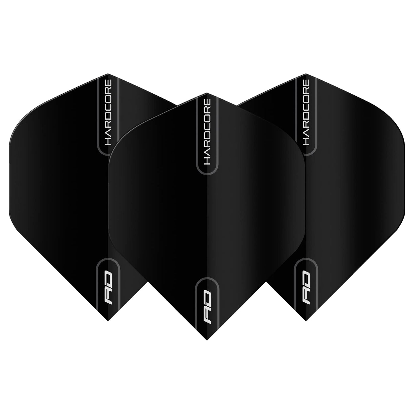 - RED DRAGON Hardcore XT Black Extra Thick Standard Dart Flights | 5 sets Per Pack -