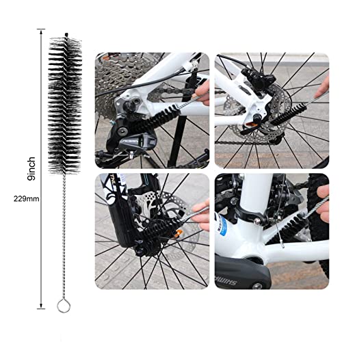 - Oumers 8pcs Bike Cleaning Brush Kit | Bike Chain Cleaner Multi Tool -
