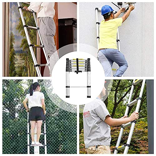 - Multibao 8.5Ft 2.6M Telescopic Ladders | Telescoping Extendable Aluminium Folding -