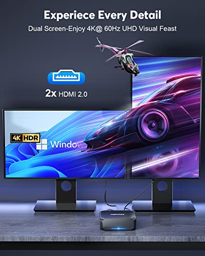 - NiPoGi Mini PC | 12th Gen Ιntel Alder Lake N100 Mini Computer | (up to 3.4 GHz) | 16GB RAM 512GB -