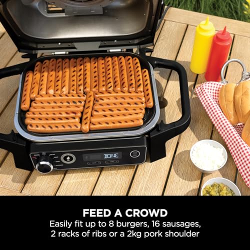 - Ninja Woodfire Electric BBQ Grill & Smoker | 7-in-1 Outdoor Grill & Air Fryer -