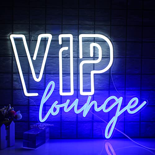 - VIP Lounge Neon Signs for Wall Decor LED Neon Light for Room Decor VIP Light up Sign with USB Powered for Home Decor -