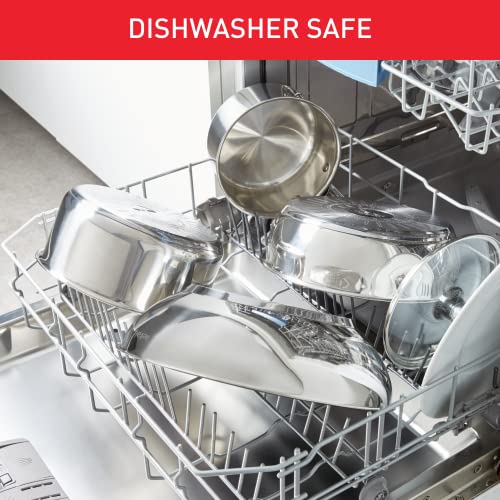 - Tefal 20cm Comfort Max Stainless Steel Non-Stick Frying Pan | Silver -