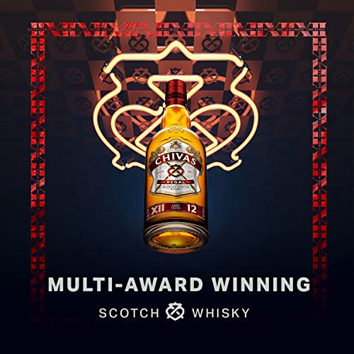 Chivas Regal 12 Year Old Blended Scotch Whisky with Gift Box, 70cl