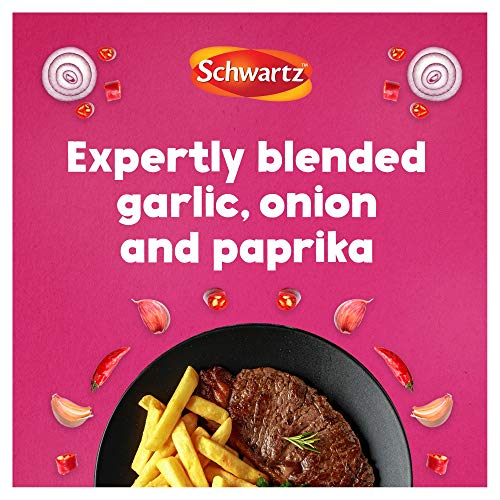 - Schwartz Paprika & Onion Classic Chip Seasoning | 55 G | Pack of 6 |  Paprika, Onion & Garlic, Spicy, Sweet & Earthy Flavour -