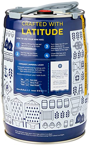 - Fifty Two Degrees North Conquest 5 Litre Mini Keg -