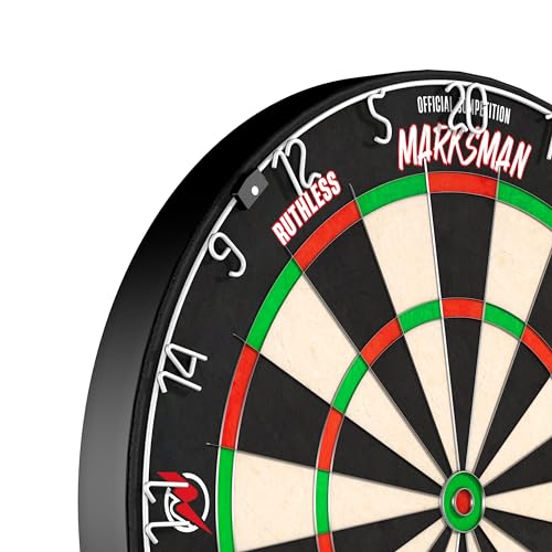 - Ruthless Marksman Dart Board | Professional Level Ultra Thin Wire -